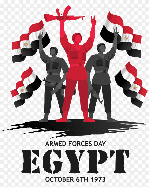 Armed force day egypt on transparent PNG