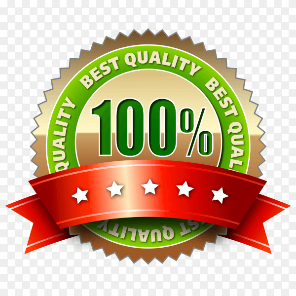 Banner design with red ribbon on transparent background PNG