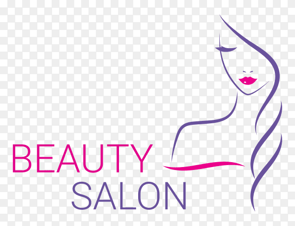 Beauty salon logo design premium vector PNG