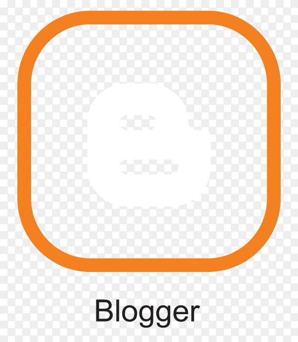 Blogger icon template design premium vector PNG