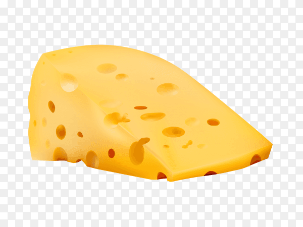 Cheese Illustration on transparent background PNG