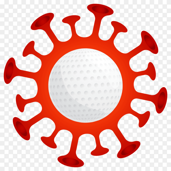 Coronavirus isolated on transparent background PNG