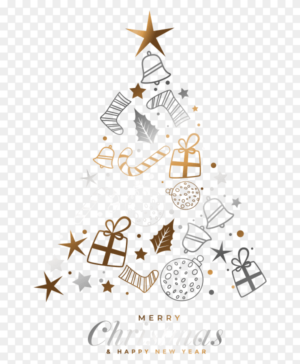 Creative merry christmas tree festival free download PNG