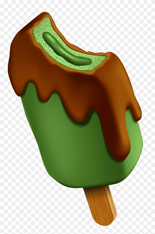 Delicious ice cream on transparent background PNG