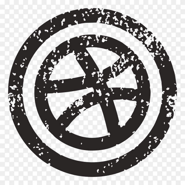 Dribble free icon on transparent background PNG PNG