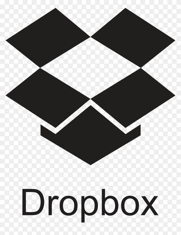 Dropbox icon design on transparent background PNG