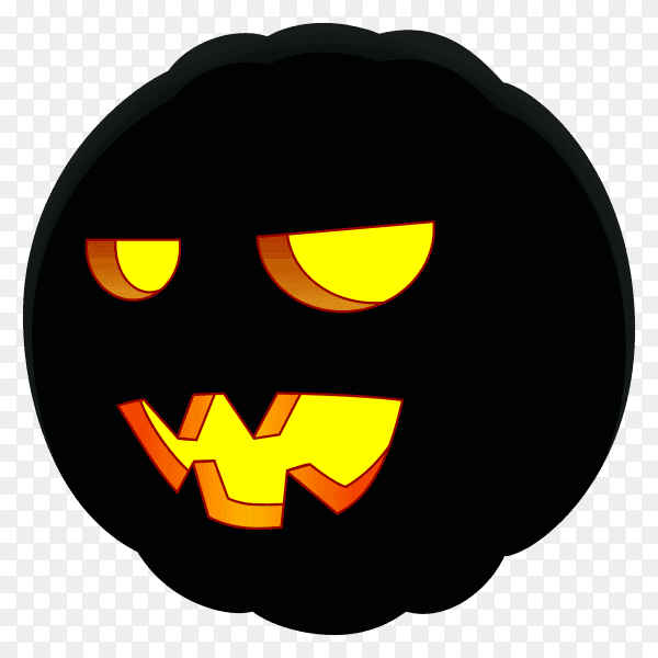 Halloween pumpkin character clipart PNG