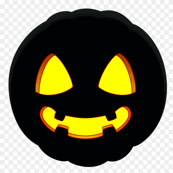 Halloween pumpkin character premium vector PNG