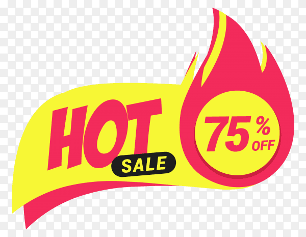 Hot sale colorful banner on transparent background PNG