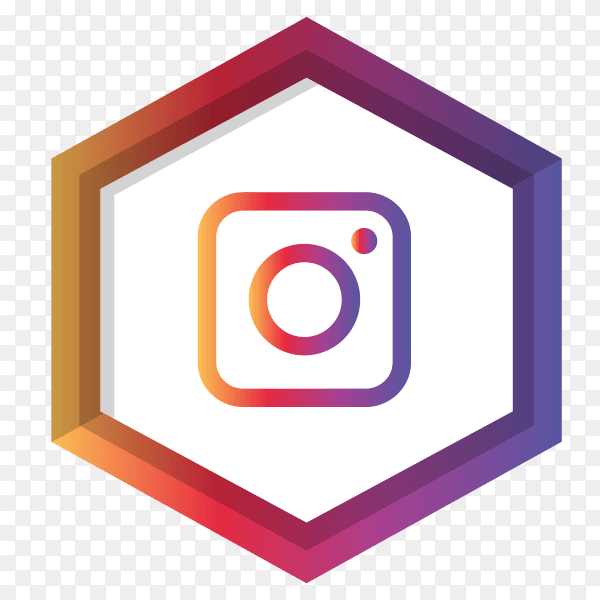 Instagram icon modern design on transparent background PNG
