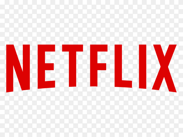 Netflix logo design illustration on transparent background PNG