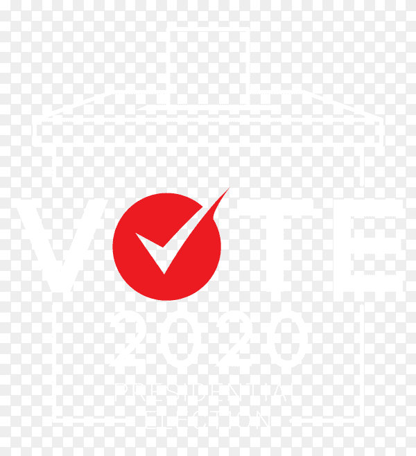 Presidential election day 2020 on transparent background PNG