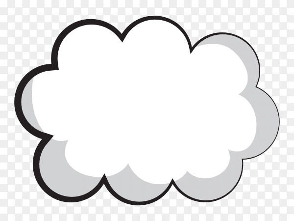 Style flat speech bubble premium vector PNG