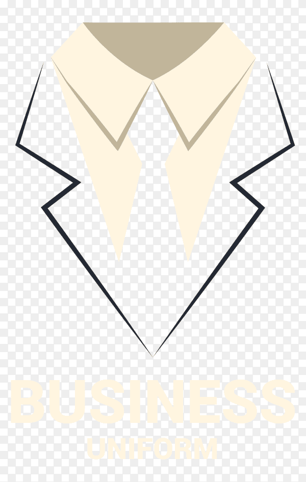 Business uniform logo on transparent background PNG