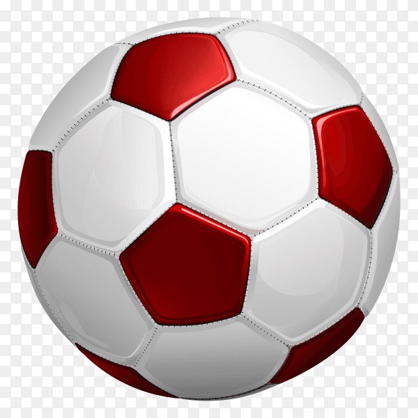 Football isolated premium vector PNG