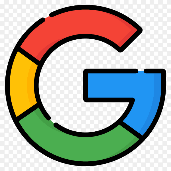 Google Logo isolated premium vector PNG