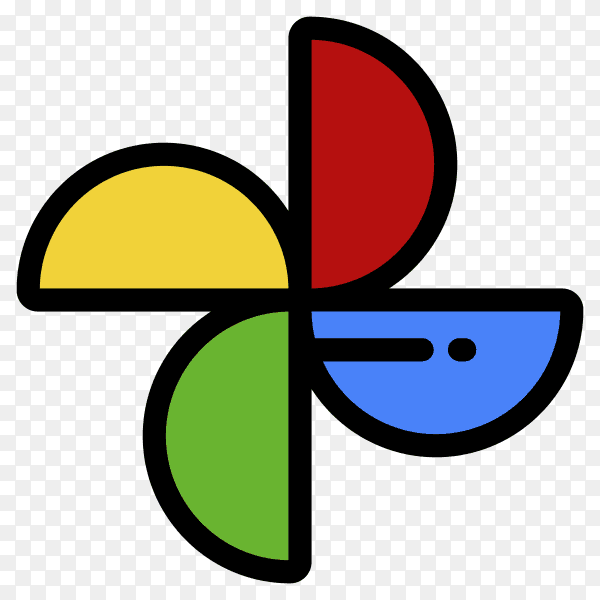 Logo google photos illustration clipart PNG