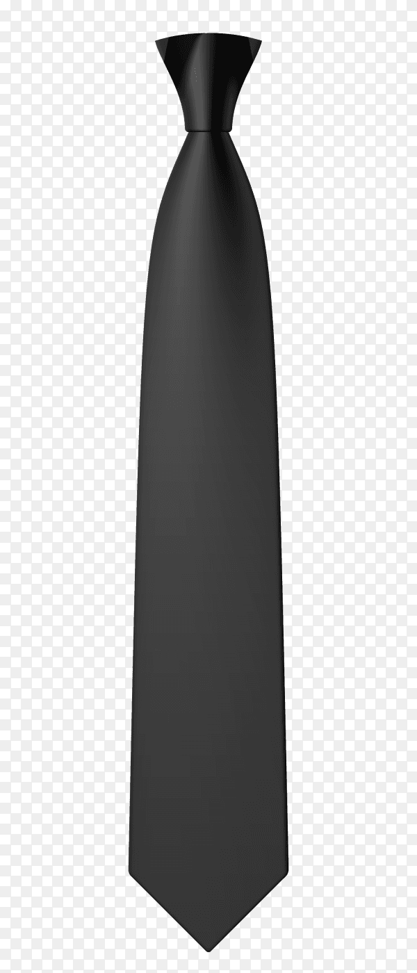 Illustration of tie in flat design on transparent background PNG