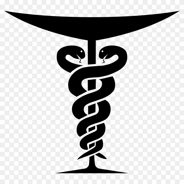 Isolated medicine symbol on transparent background PNG