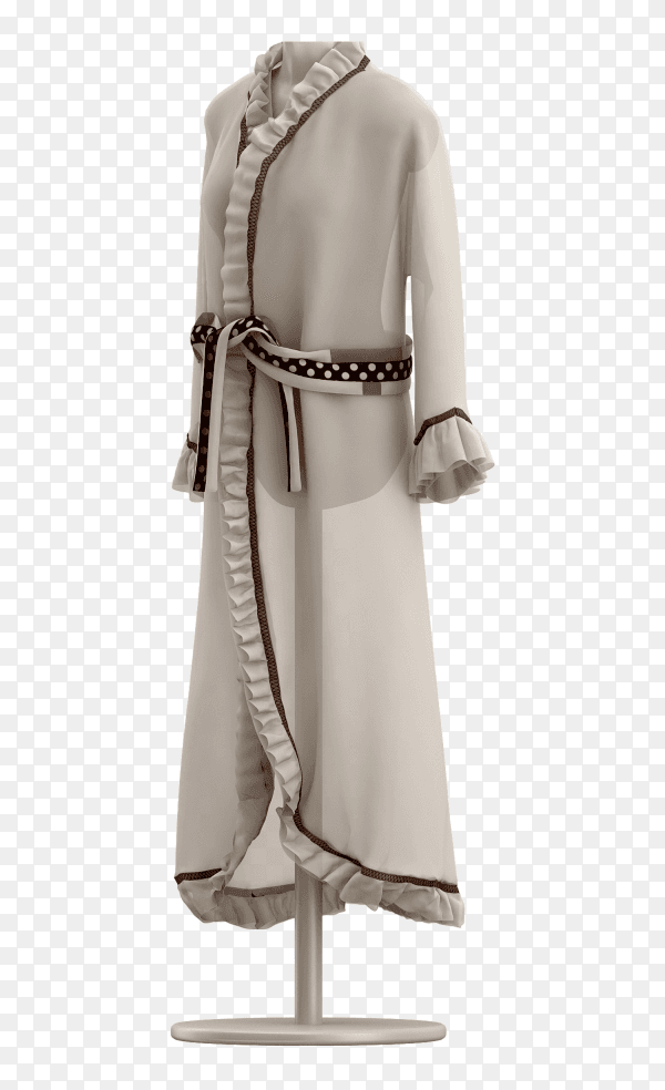 Isometric clothing as 3d isolated render on transparent background PNG