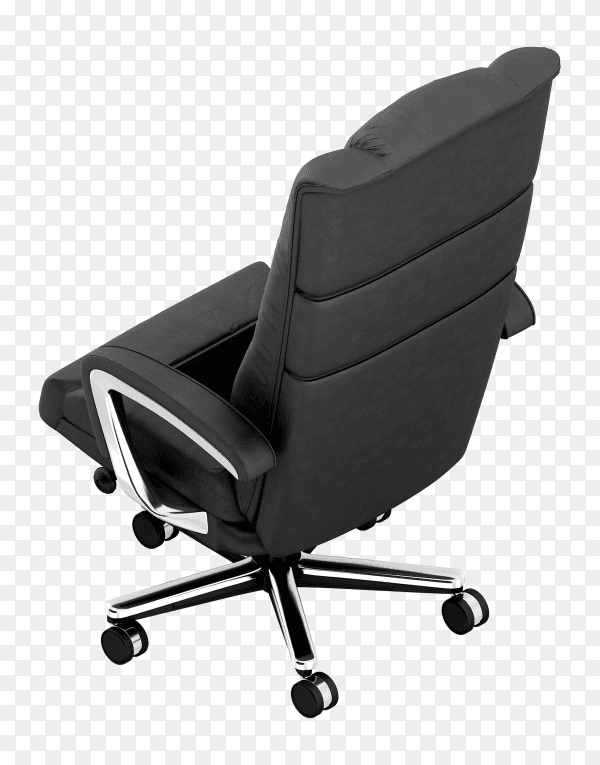 Isometric office chair isolated premium vector PNG