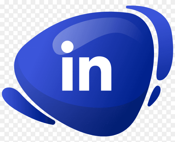 Linkedin logo in gradient colors Premium vector PNG