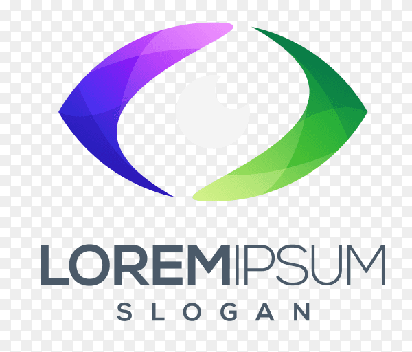 Lorem ipsum logo design on transparent PNG