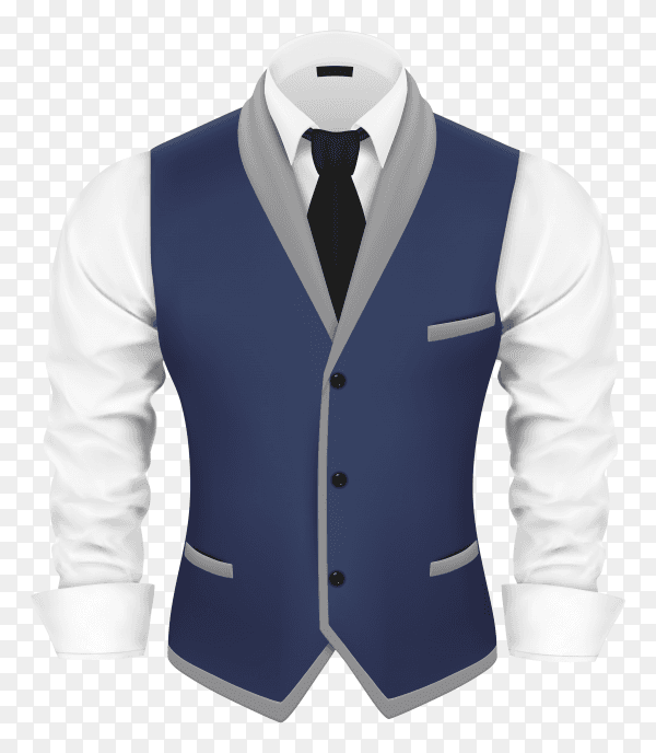 Men business suit premium vector PNG