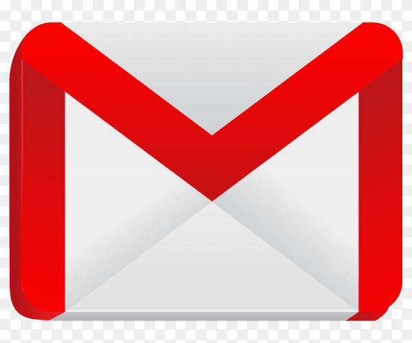 Most popular icon Gmail premium vector PNG