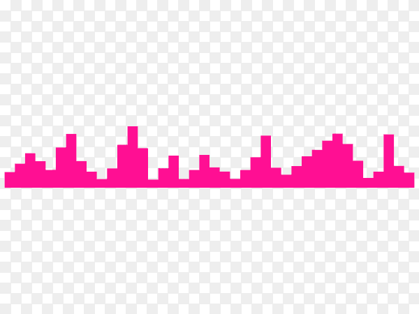 Music equalizer illustration on transparent background PNG