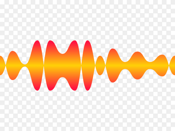Sound audio wave from music equalizer premium vector PNG