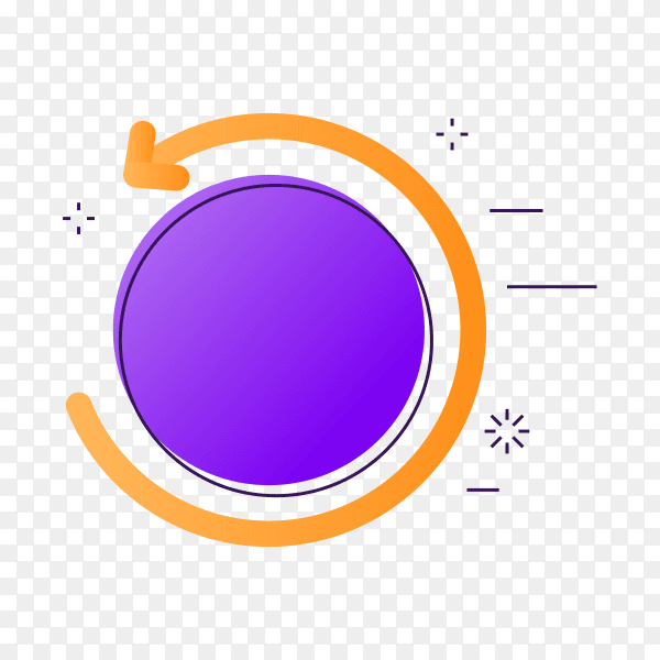 Cashback label design on transparent background PNG