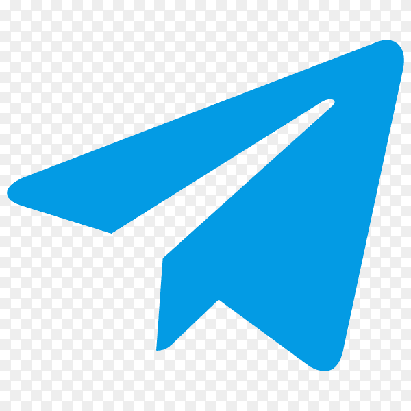 Illustration of Telegram icon design on transparent background PNG