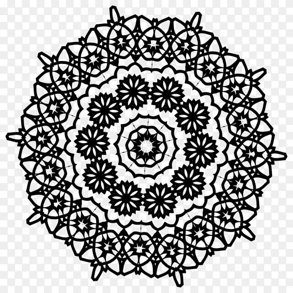 Luxury mandala concept premium vector PNG