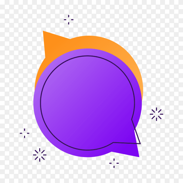 Purple Cashback label on transparent background PNG