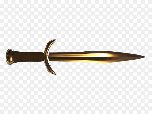 Sword isolated on transparent background PNG