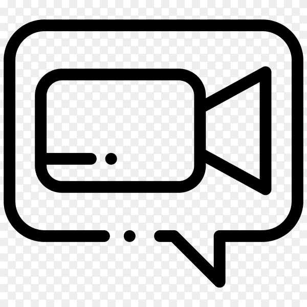 Zoom icon illustration on transparent background PNG