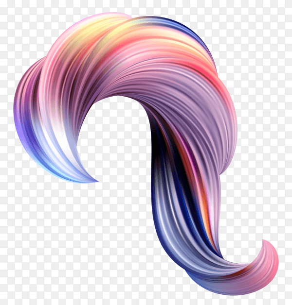 Abstract colorful fluid background design on transparent PNG