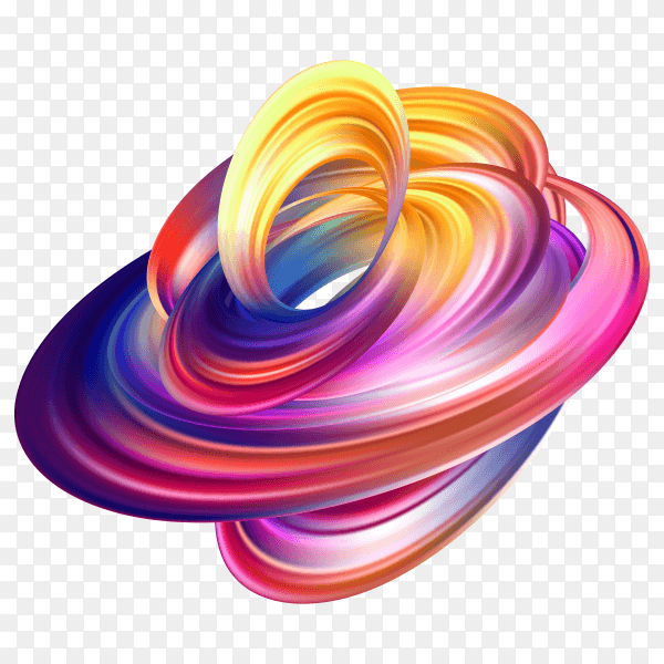 Abstract colorful fluid background premium vector PNG