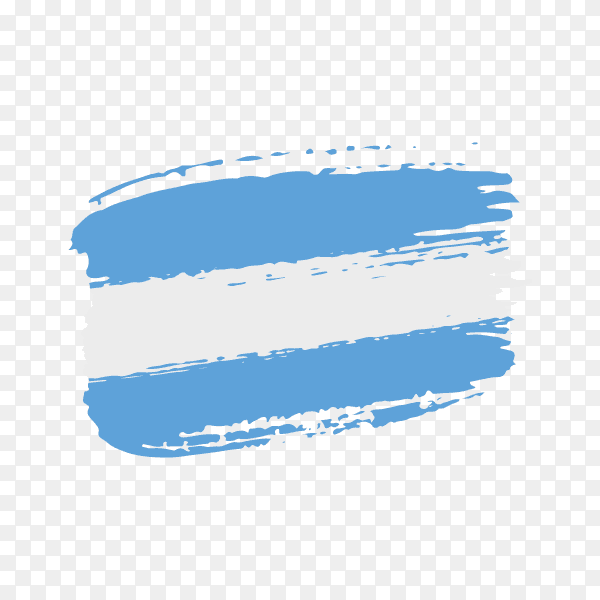 Brush stroke El Salvador flag on transparent background PNG