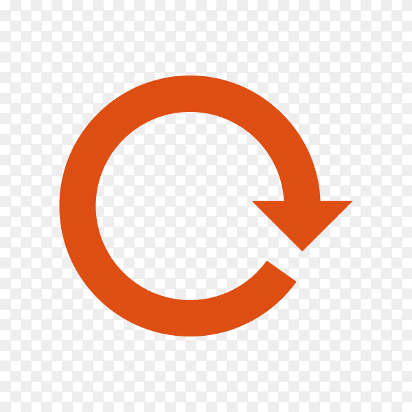 Circle Arrow Icon premium vector PNG