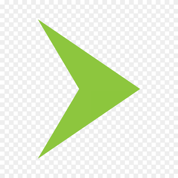 Directional arrow sign premium vector PNG