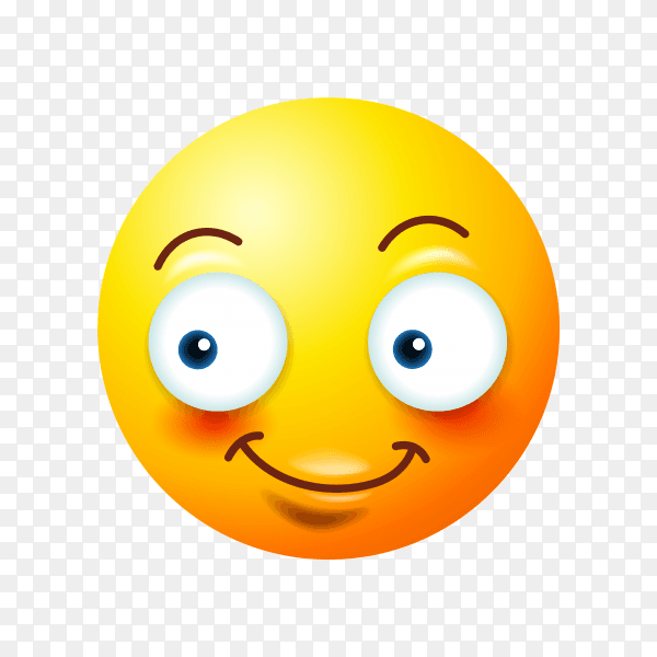 Emoji face with rolling eyes on transparent background PNG