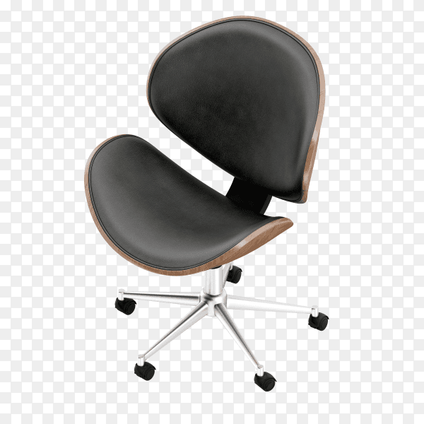 Isometric office chairs on transparent background PNG