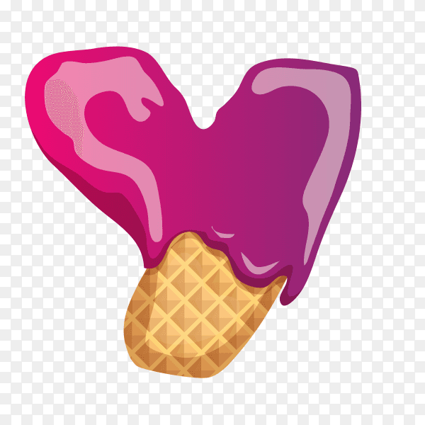 Letter Y made of ice cream waffle on transparent background PNG
