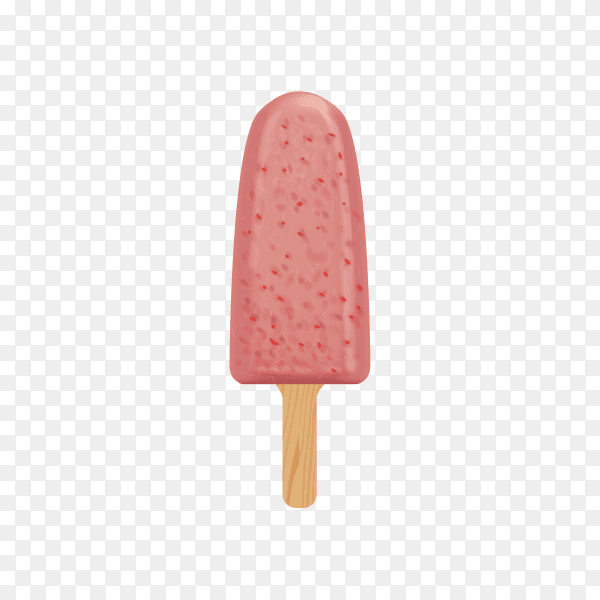 Tasty ice cream illustration on transparent background PNG