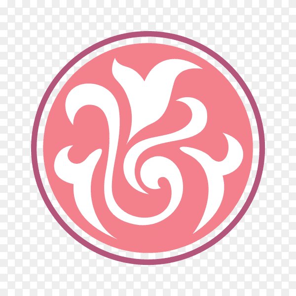 Abstract logo design template on transparent background PNG