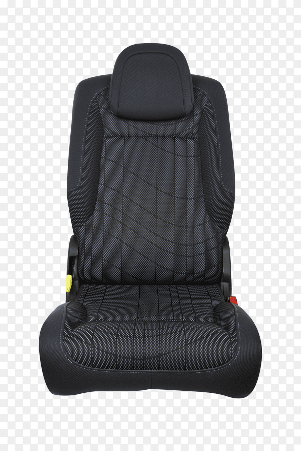Car seat isolated on transparent background PNG