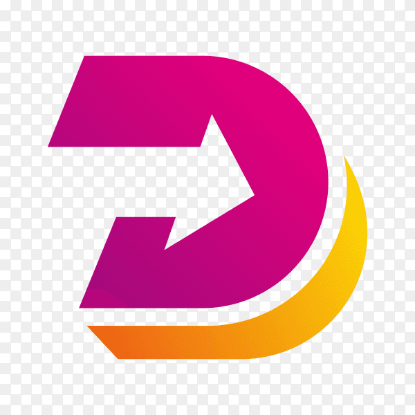Colorful logo design illustration on transparent background PNG