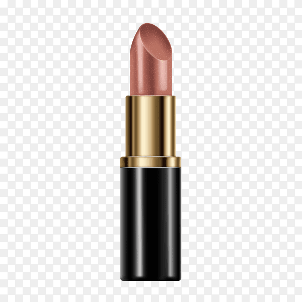 Cosmetic Lipstick for face beauty on transparent background PNG